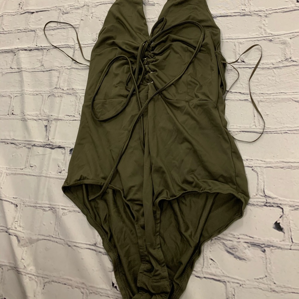 Misguided Halter Bodysuit